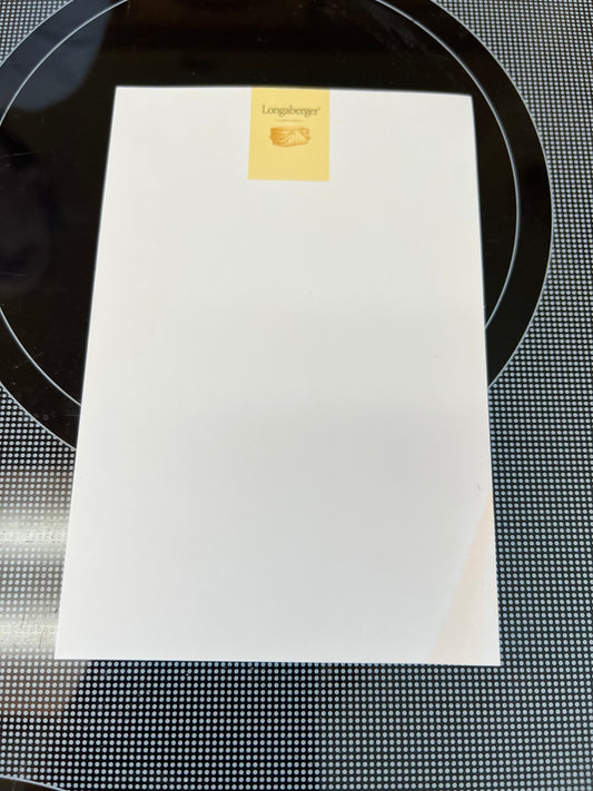 Longaberger single notepad