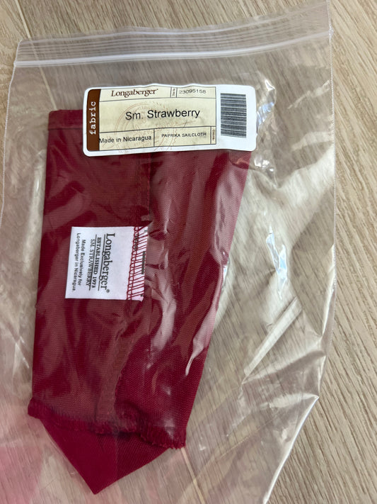 Longaberger Small strawberry liner in paprika